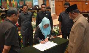 APBD Riau 2018 Rp10, 091 T Disahkan DPRD